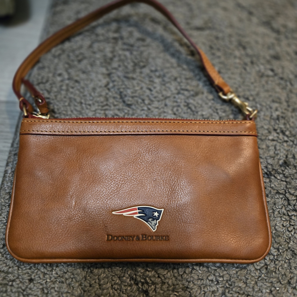 Dooney & Bourke Brown Leather Wristlet